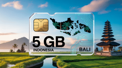 Karta eSIM 5 GB Indonesia Bali internet