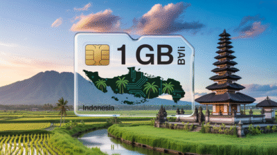 Karta eSim bali indonezja 1 GB